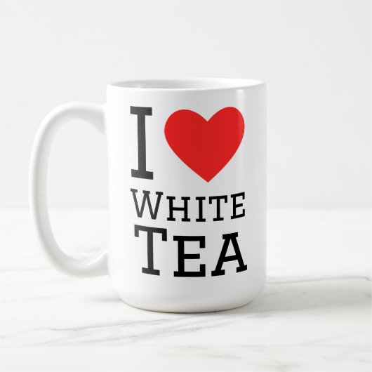 白茶が好き コーヒーマグカップ (左)