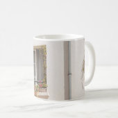 白茶コンクリートハウス コーヒーマグカップ (正面右)
