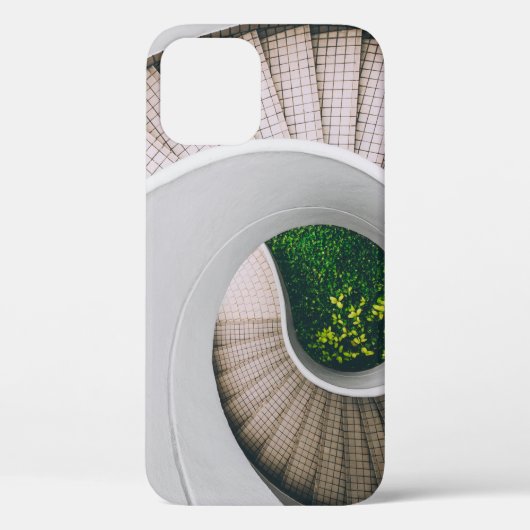 白茶コンクリート螺旋階段 Case-Mate iPhoneケース (裏面)