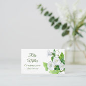 白草の花 名刺 (スタンド正面)