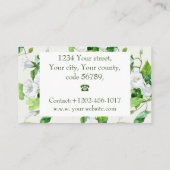 白草の花 名刺 (裏面)