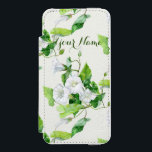 白草の花 iPhone SE/5/5sウォレットケース<br><div class="desc">アーティスト：Zolotareva紙の水色。名前や文字を追加カスタムできる。このテンプレートをカスタマイズする</div>