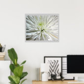 白菊の花Mums花写真 ポスター (ホームオフィス)