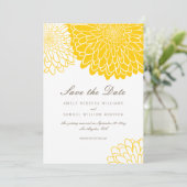 白菊シンプル菊の節日 招待状 (スタンド正面)