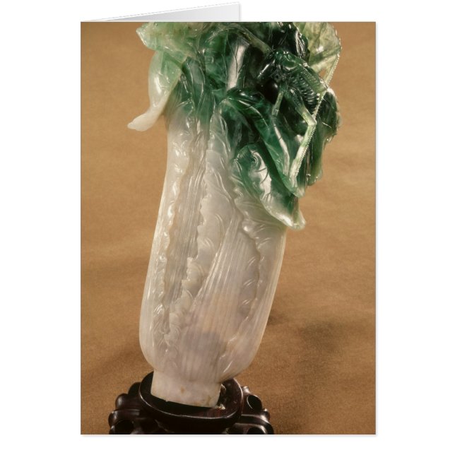 白菜、韓国語、19世紀(ヒスイ) (正面)