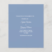 白華美フローラレース埃っぽいブルーバジェット (裏面)