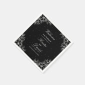 白華美結婚フローラ スタンダードカクテルナプキン (角)