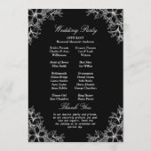 白華美結婚フローラ プログラム (裏面)