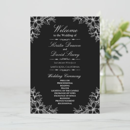 白華美結婚フローラ プログラム (スタンド正面)