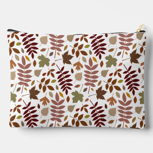 白落ちたのパタ離れーン紅葉 アクセサリーポーチ (裏面)