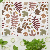 白落ちたのパタ離れーン紅葉 キッチンタオル (折り畳み)