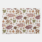 白落ちたのパタ離れーン紅葉 キッチンタオル (横)