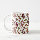 白落ちたのパタ離れーン紅葉 コーヒーマグカップ (左)