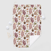 白落ちたのパタ離れーン紅葉 ゴルフタオル (インサイチュ)