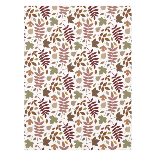 白落ちたのパタ離れーン紅葉 テーブルクロス (正面)