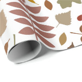 白落ちたのパタ離れーン紅葉 ラッピングペーパー (ロールコーナー)