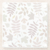 白落ちたの離れLgパターン紅葉 ガラスコースター (裏面)