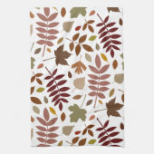 白落ちたの離れLgパターン紅葉 キッチンタオル (縦)