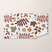 白落ちたの離れLgパターン紅葉 バスタオルセット (ハンドタオル)