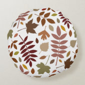 白落ちたの離れLgパターン紅葉 ラウンドクッション (裏面)