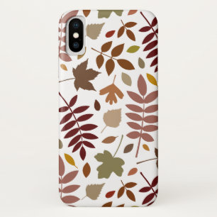 白落ちたの離れLgパターン紅葉 iPhone X ケース