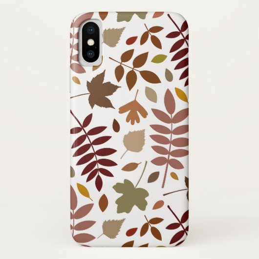 白落ちたの離れLgパターン紅葉 Case-Mate iPhoneケース (裏面)