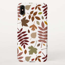 白落ちたの離れLgパターン紅葉 iPhone XS Maxケース