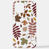 白落ちたの離れLgパターン紅葉 iPhoneケース (裏面)