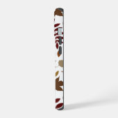 白落ちたの離れLgパターン紅葉 iPhone 15ケース (左側面)