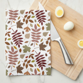 白落ちたの離れRptパターン紅葉 キッチンタオル