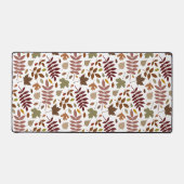 白落ちた離れの大きいパターンの紅葉 デスクマット (正面)