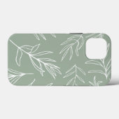 白葉いがSage Green Case-Mate iPhoneのケースに収容 Case-Mate iPhoneケース (裏面 (横))