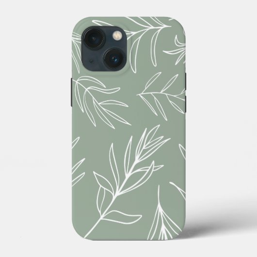 白葉いがSage Green Case-Mate iPhoneのケースに収容 iPhoneケース (裏面)