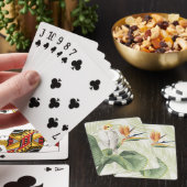 白葉い鳥の手のひら トランプ (インサイチュ)