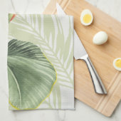 白葉鳥ヤシ キッチンタオル (四つ折り)
