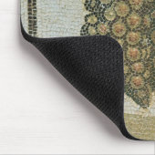 白葡萄の束、ローマのモザイク マウスパッド (コーナー)