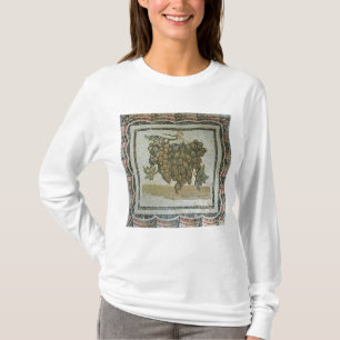 白葡萄の束、ローマのモザイク Tシャツ