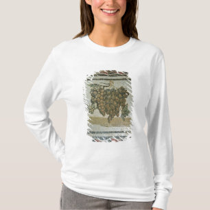 白葡萄の束、ローマのモザイク Tシャツ