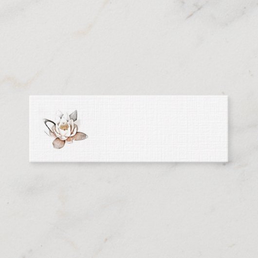 白蓮の名刺 スキニー名刺 (正面)
