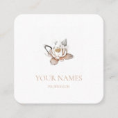 白蓮の名刺 スクエア名刺 (正面)