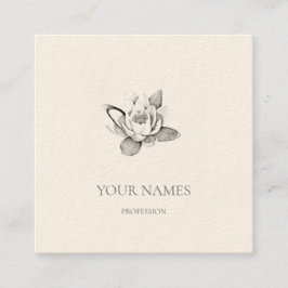 白蓮の名刺 スクエア名刺