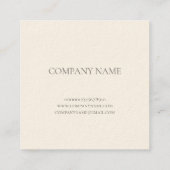 白蓮の名刺 スクエア名刺 (裏面)