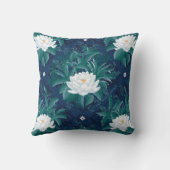 白蓮の深夜蓮の模様 クッション (裏面)