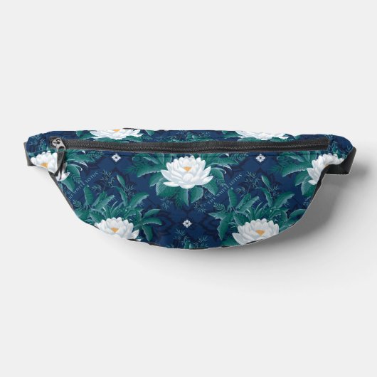 白蓮の深夜蓮の模様 ファニーパック (レイダウン)