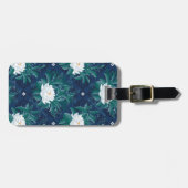 白蓮の深夜蓮の模様 ラゲッジタグ (正面横)