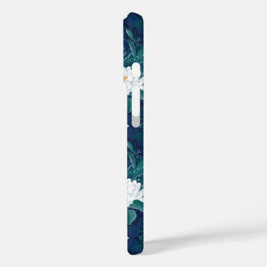 白蓮の深夜蓮の模様 Case-Mate iPhoneケース (裏面 / 左)