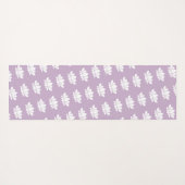 白蓮の花とヨガワード ヨガマット (裏面(横))