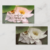 白蓮の花カスタム 名刺 (正面/裏面)