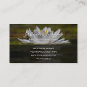 白蓮の花メンタルヘルス・コーチモノグラム 名刺 (裏面)