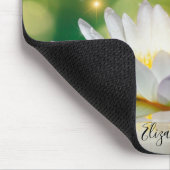 白蓮の花山水禅 マウスパッド (コーナー)